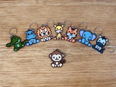 Cute Monkey Keychain