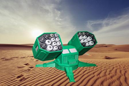 Battery Missle Launcher Remix - 16 AAA & 10 AA