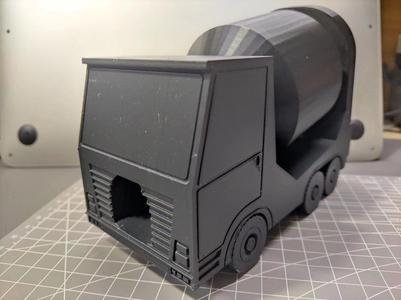 dice tower_concrete mixer styling