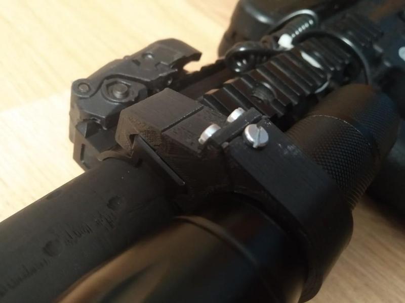 XML T6 Flashlight picatinny mount