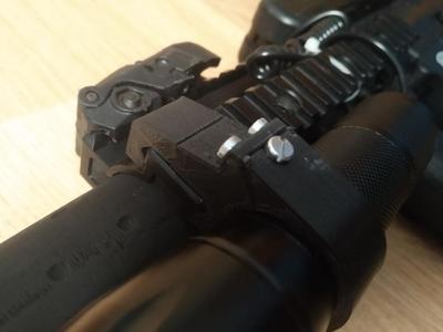 XML T6 Flashlight picatinny mount