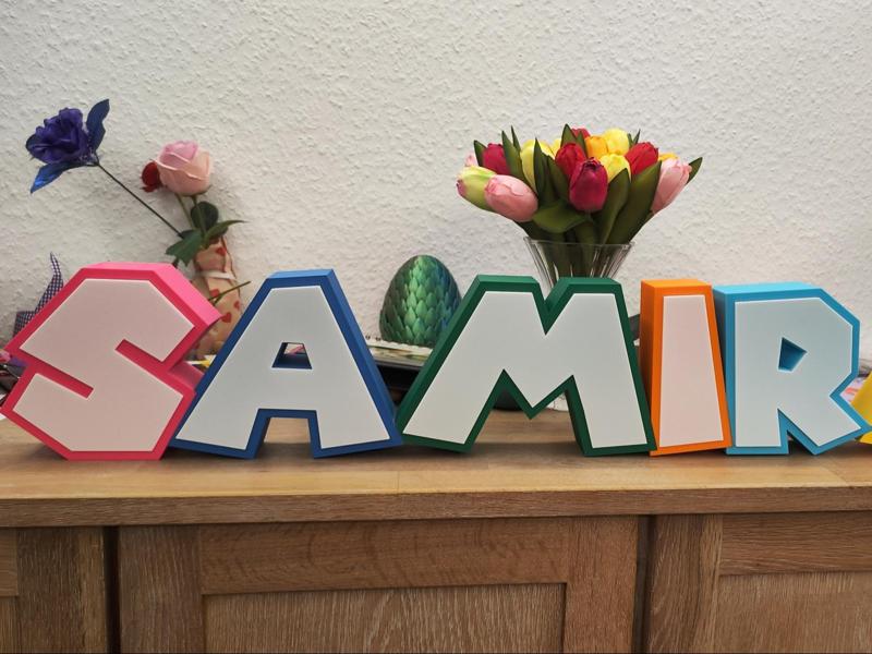 LED Name Lamp SAMIRA