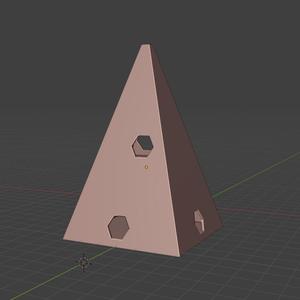 Black shell shrimp hiding house