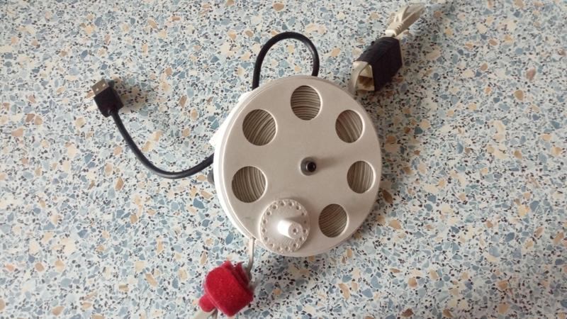 Reel for 5m flat cable