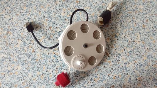 Reel for 5m flat cable