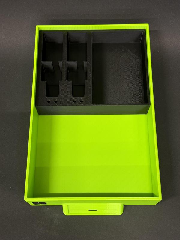 Einlage 2xHotend Box mit Schrauben und Fach