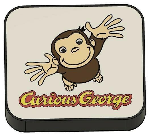 Curious George Lighbox / Lamp