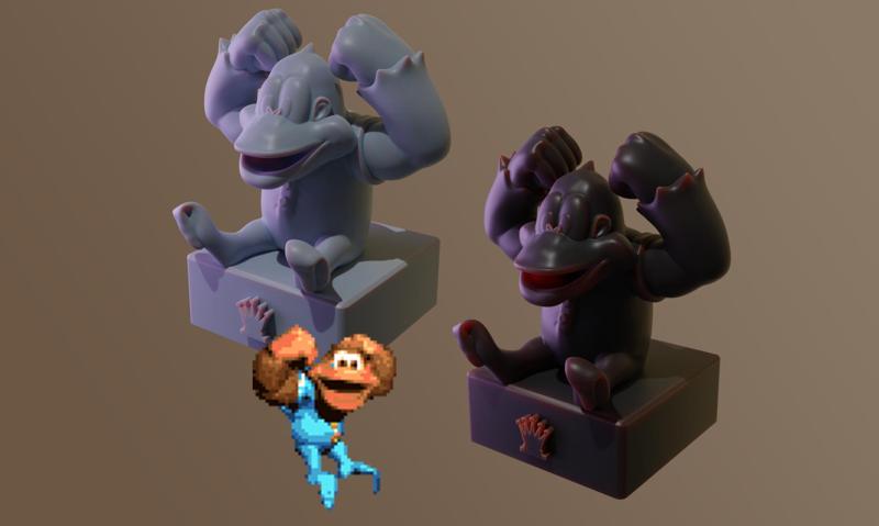 Chess Pack Kiddy Kong From DKC3 3D print model