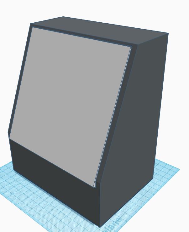 Square lithophane support