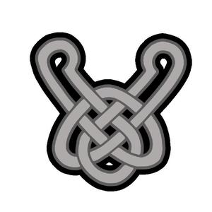Broche  nudo infinito