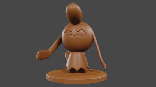 Pokemon inspired, Wynaut, Tabletop DnD miniature
