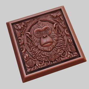Monkey Animal 3D Model for CNC Router Laser & 3D Printer