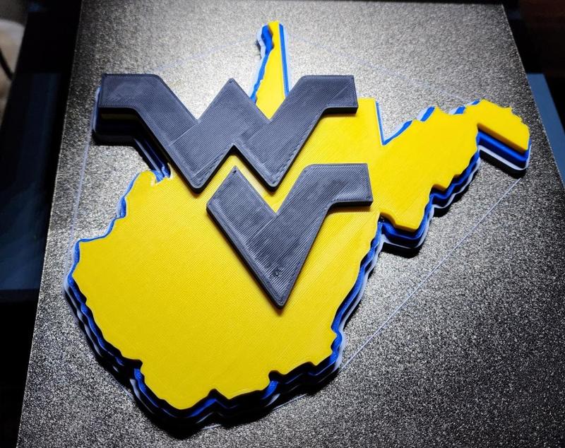 WVU State Logo Plaque