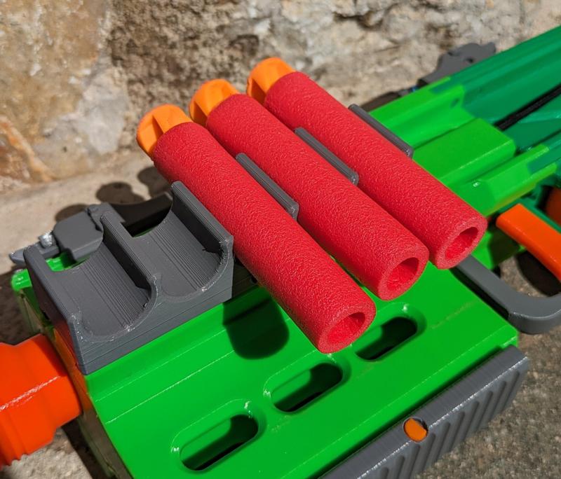 Picatinny Nerf MEGA Dart Holder