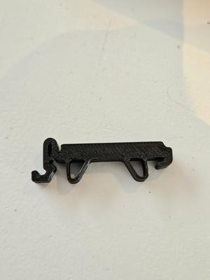 DIN rail clip, slimmed version