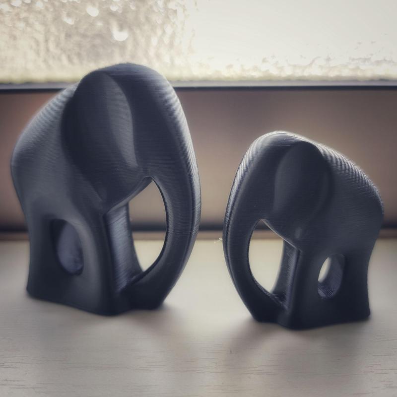 Elephant Statue smoothed