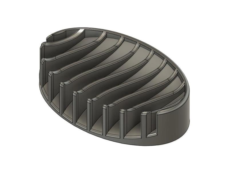 Mýdelnička na pevné mýdlo v2 (Soap Dish)