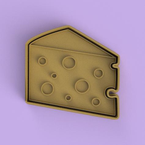 CUTTER + CHEESE STAMP / CHEESE CUTTER + STAMP