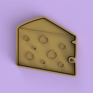 CUTTER + CHEESE STAMP / CHEESE CUTTER + STAMP