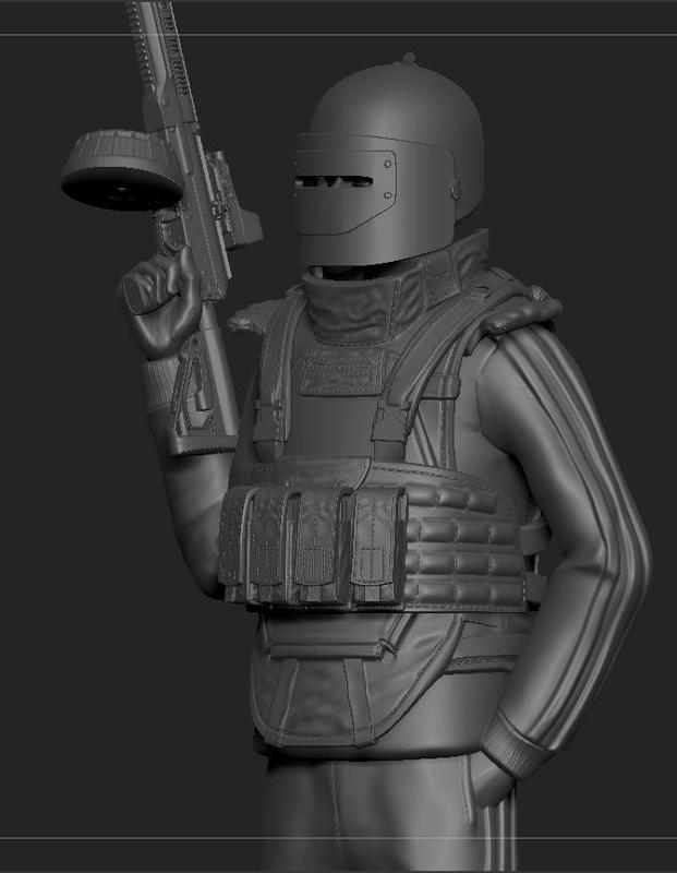 Escape from Tarkov "killa" 3D Print figuer