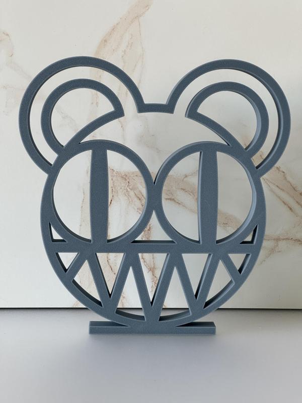 Radiohead bear logo decoration, free-standing