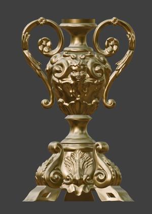 Baroque Candle Holder- stand