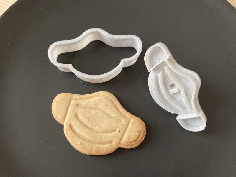 COVID Mask Cookie Cutter