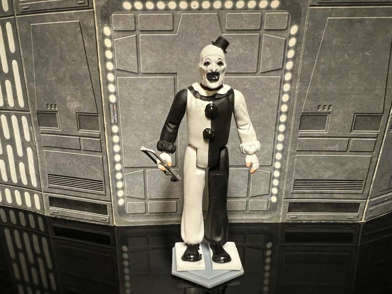STAR WARS ART THE CLOWN, TERRIFIER HALLOWEEN SPECIAL 2023, CUSTOM UNPRODUCED KENNER, HASBRO ACTION FIGURE, 3.75", 1/18, 5POA