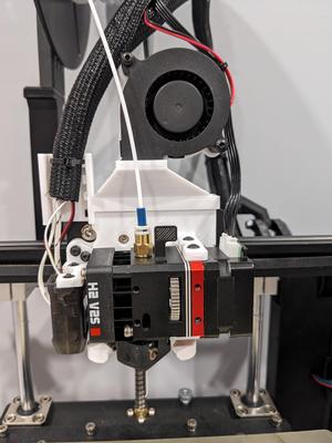 BIQU H2 V2 - Ender 5 pro V2 BlowThrough mount (air duct raised)