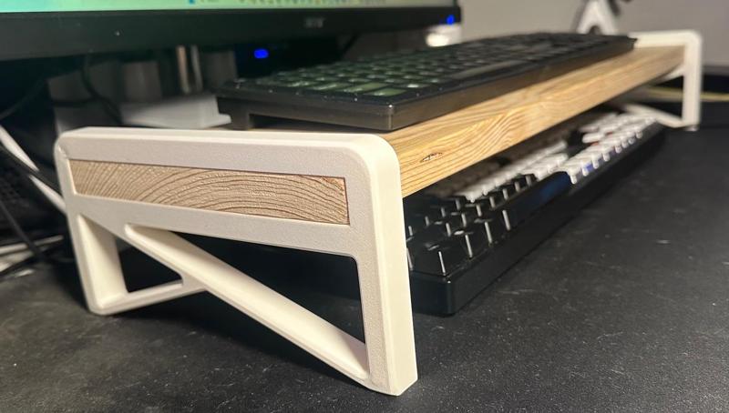 Keyboard / Monitor Riser Bracket
