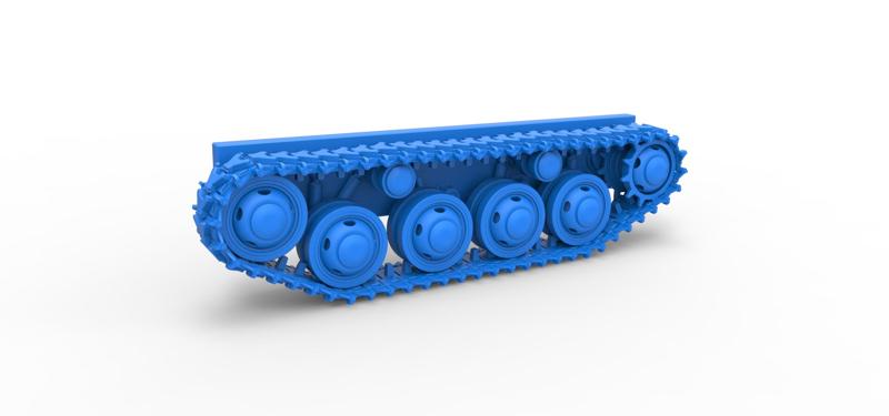 Diecast Track for Vintage Monster tank Version 3 Scale 1:25