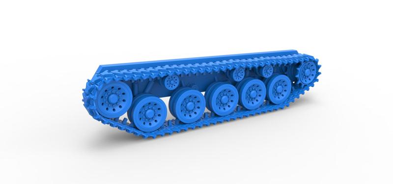 Diecast Track for Vintage Monster tank Version 2 Scale 1:25