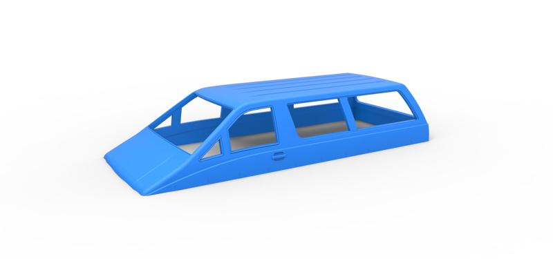 Diecast Shell for Vintage Monster tank Version 4 Scale 1:25