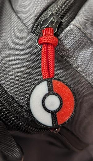 Pokeball Zipper pull Bracelet charm