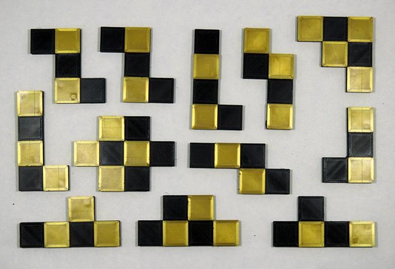 Checkerboard Puzzle - Only 12 pieces