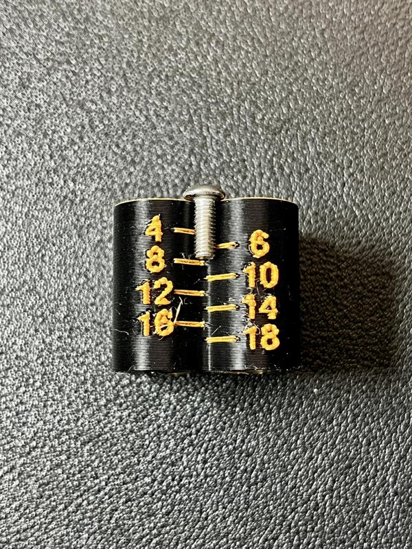 Screw size tool
