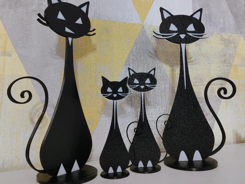 Flat Cat double sided