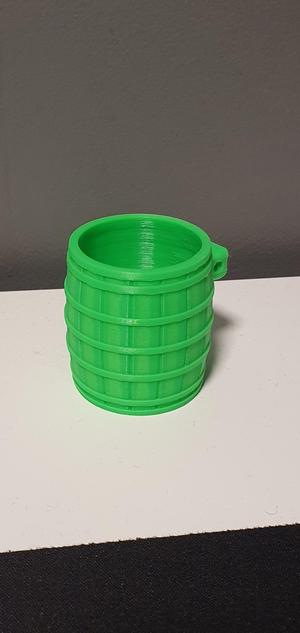 barrel shot glass to wear around the neck