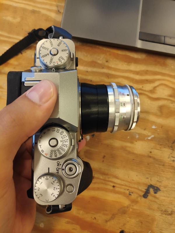 Agfa Silette to fuji X adapter