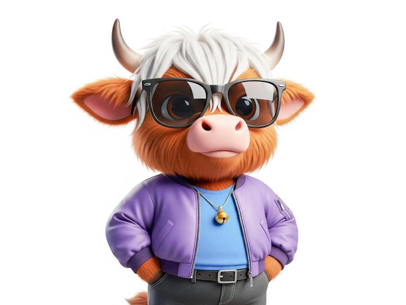 Cool Mo The Highland Cow