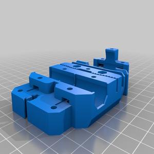 Bear Extruder X Carriage for Anet A8, AM8 46.4mm rods