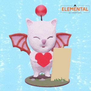 Valentine Moogle from Final Fantasy