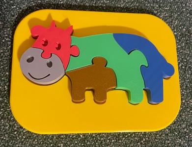 Cow - Puzzle for Kids