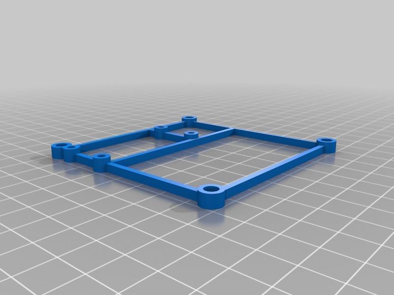 pcb mount that clears feather pins 