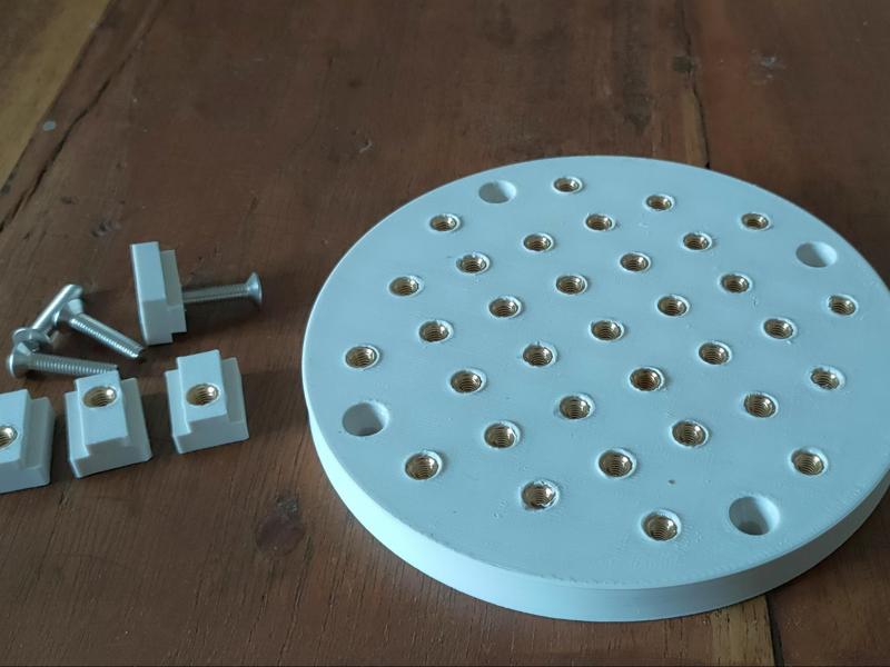 Screw Grid Adapter for my 120 mm Dividing Head