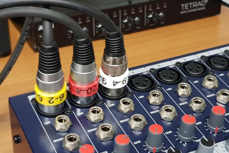 XLR color label