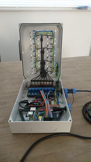 Raspberry Pi 8-channel relay box