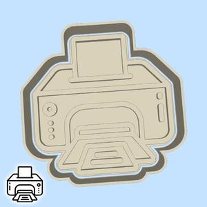 Science and technology cookie cutters - printer (style 1)