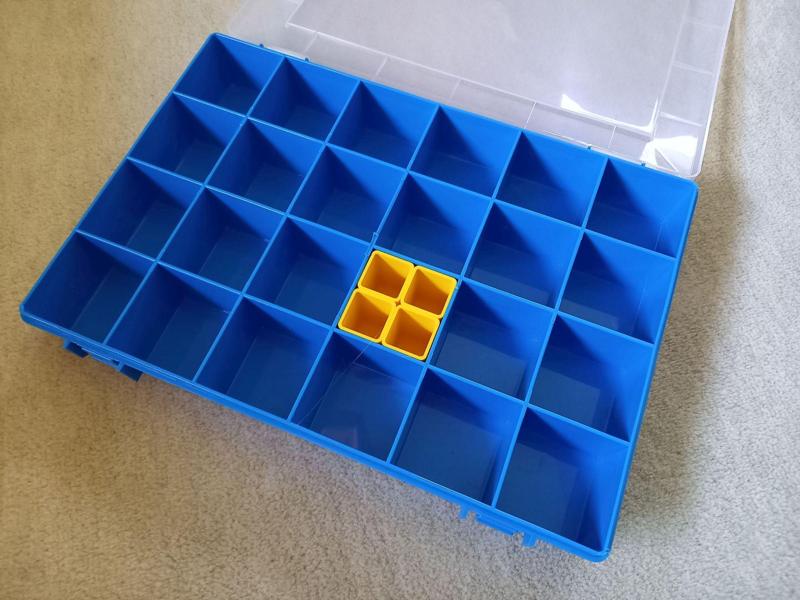 Einsatz fuer blauen Hünersdorf Sortimentskasten