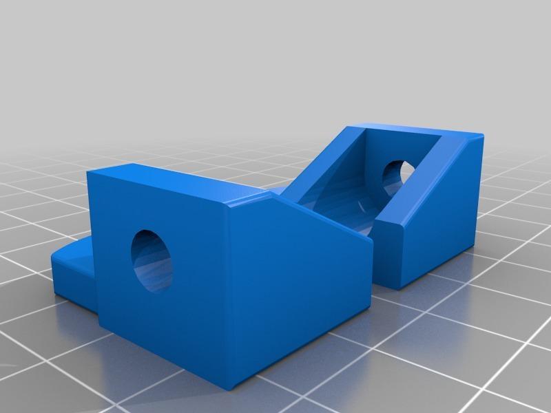 Lulzbot Taz 6 Electronics Case - Case Mount Offset Relocation for Extra Chassis Reinforcement